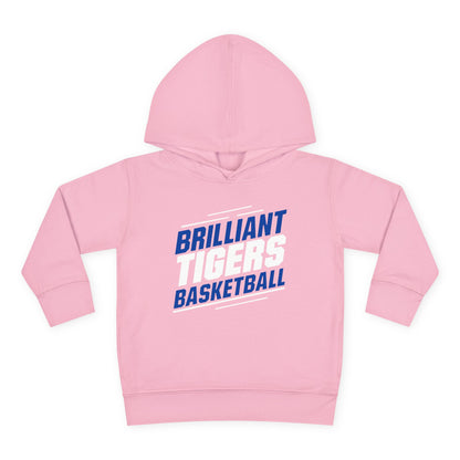 Toddler Hoodie Sweatshirt \ Brilliant Tigers Basketball \ BTBK2