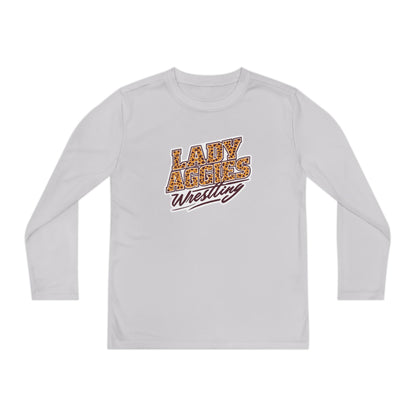 Youth Long Sleeve Tee \ Hamilton Aggies Wrestling \ HAWG3