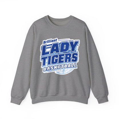 Adult Crewneck Sweatshirt \ Brilliant Tigers Basketball \ BTBKG2