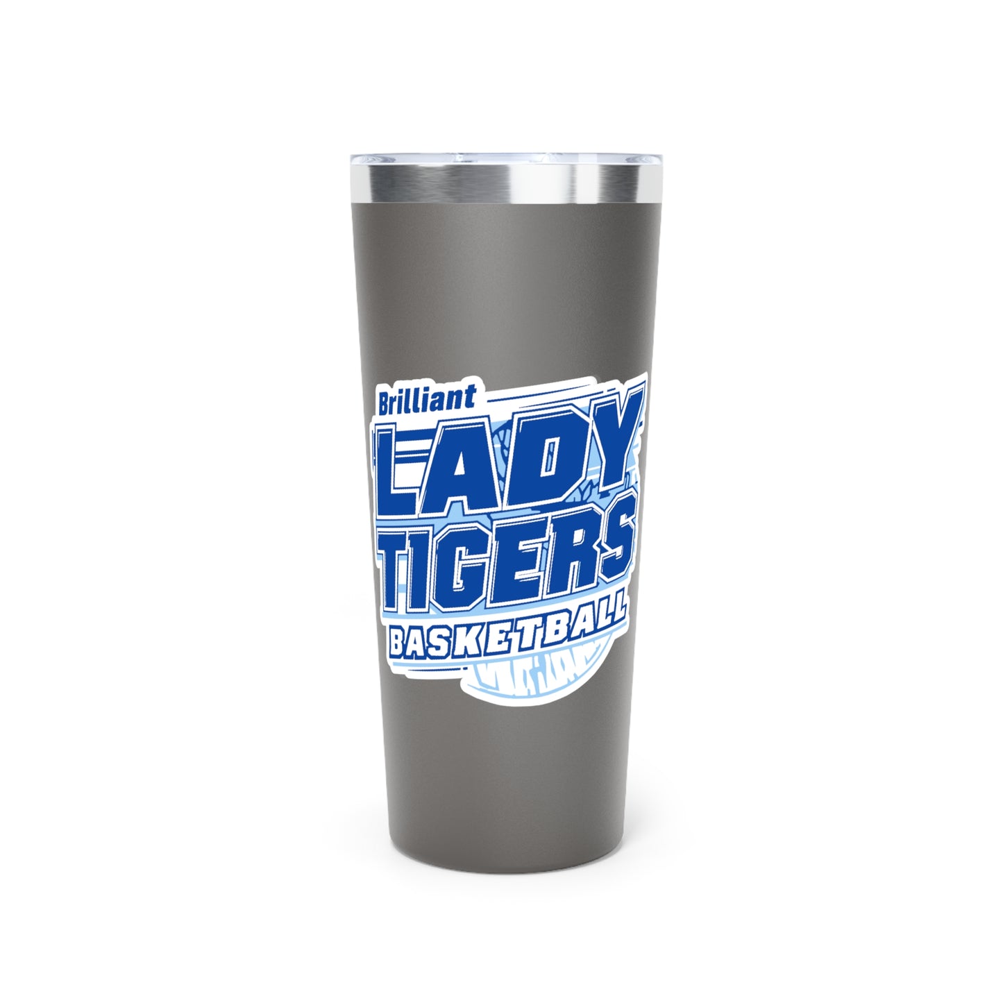 22oz Copper Insulated Tumbler \ Brilliant Tigers Basketball \ BTBKG2