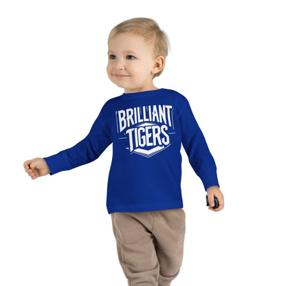 Toddler Long Sleeve Tee \ Brilliant Tigers \ BT2