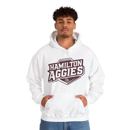 Adult Hoodie Sweatshirt \ Hamilton Aggies \ HA1