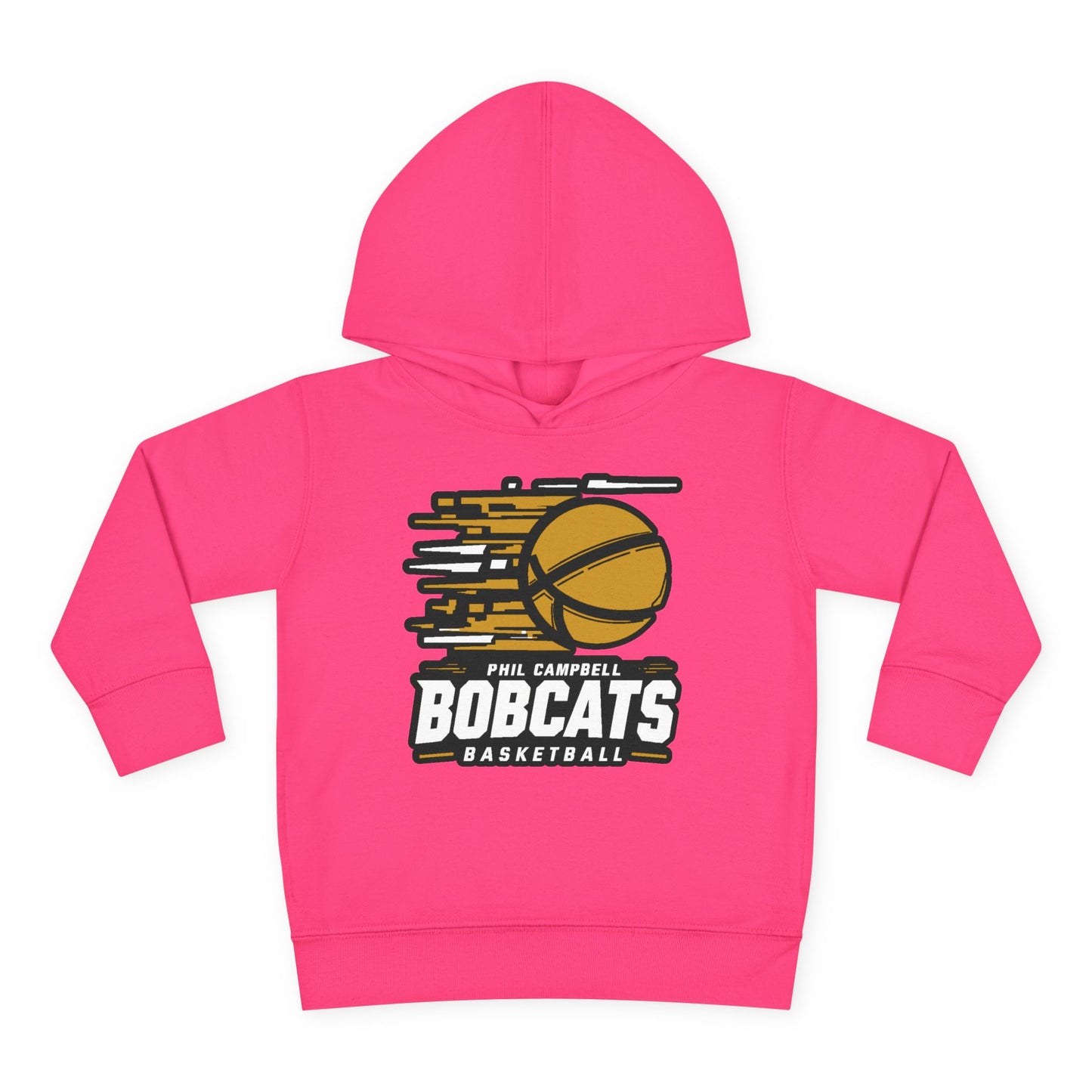 Toddler Hoodie Sweatshirt \ Phil Campbell Bobcats Basketball \ PCBBK2