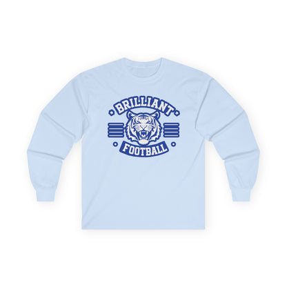 Adult Long Sleeve Tee \ Brilliant Tigers Football \ BTF2