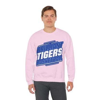 Adult Crewneck Sweatshirt \ Brilliant Tigers Basketball \ BTBK2