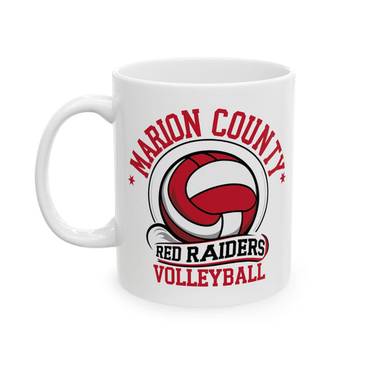 Coffee Mug \ Marion County Red Raiders Volleyball \ MCV1