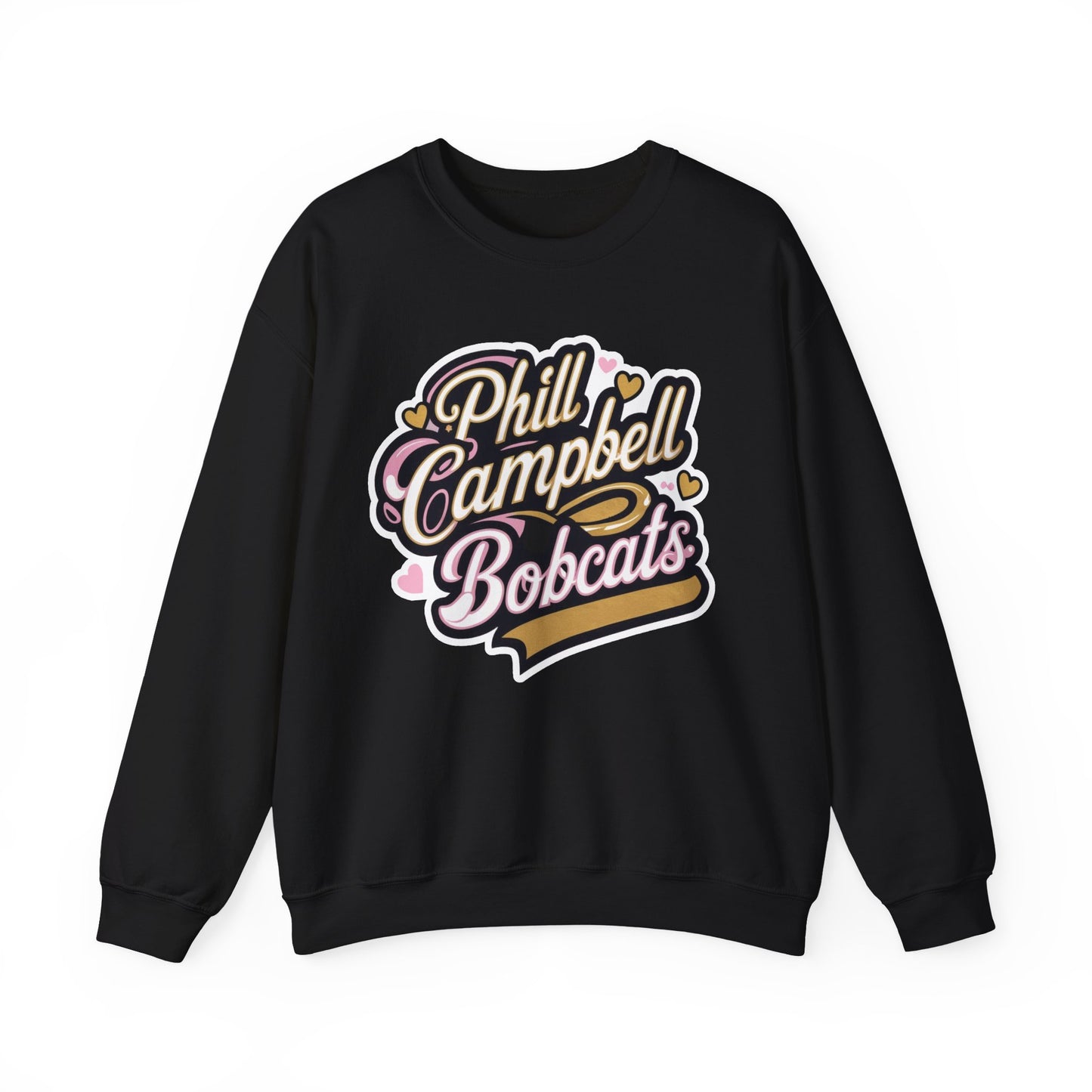 Adult Crewneck Sweatshirt \ Phill Campbell Bobcats \ PCBG1