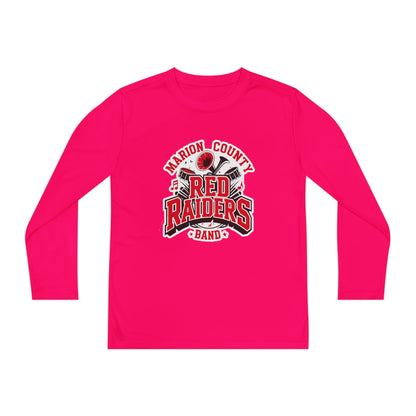 Youth Long Sleeve Shirt \ Marion County Red Raiders Band \ MCB2