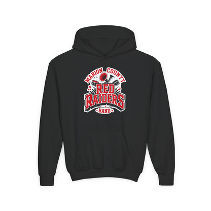 Youth Hoodie Sweatshirt \ Marion County Red Raiders Band \ MCB2