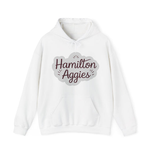 Adult Hoodie Sweatshirt \ Hamilton Aggies \ HAG1