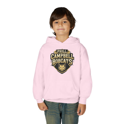 Youth Hoodie Sweatshirt \ Phill Campbell Bobcats \ PCB1