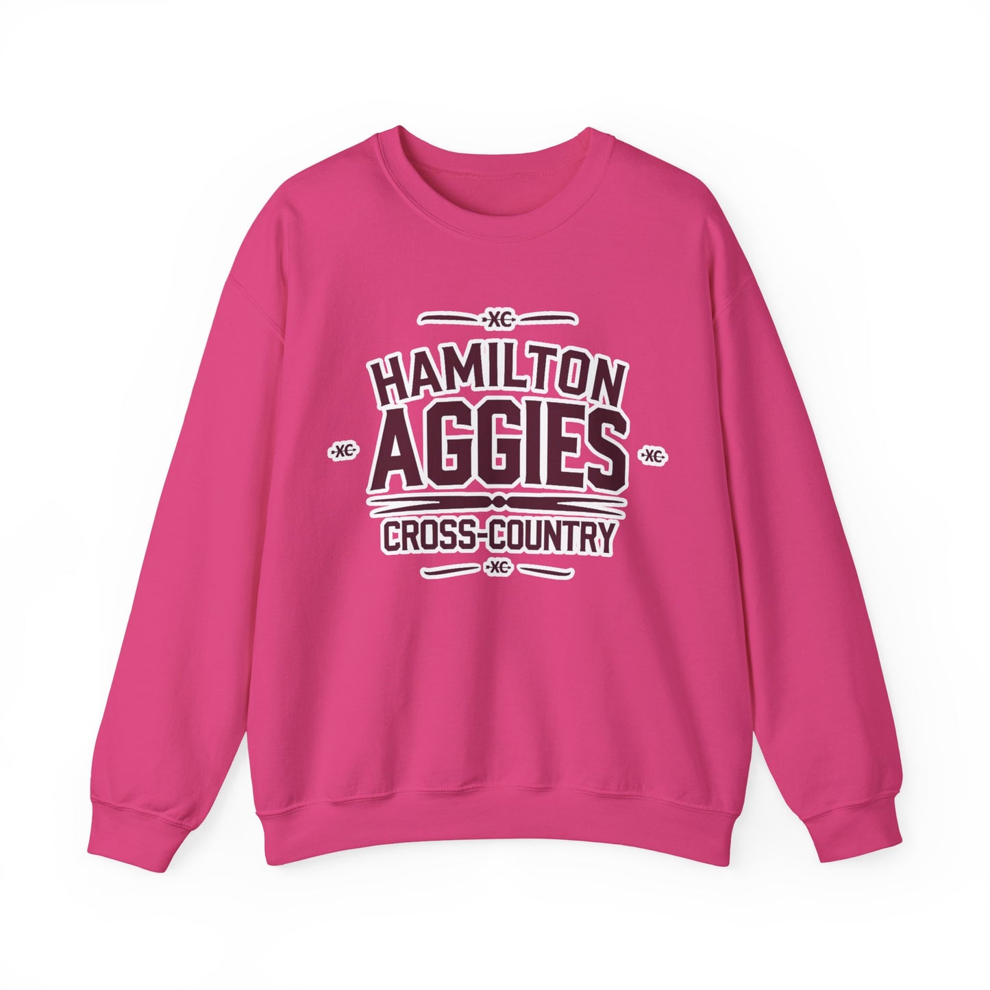 Adult Crewneck Sweatshirt \ Hamilton Aggies Cross-Country \ HCC1