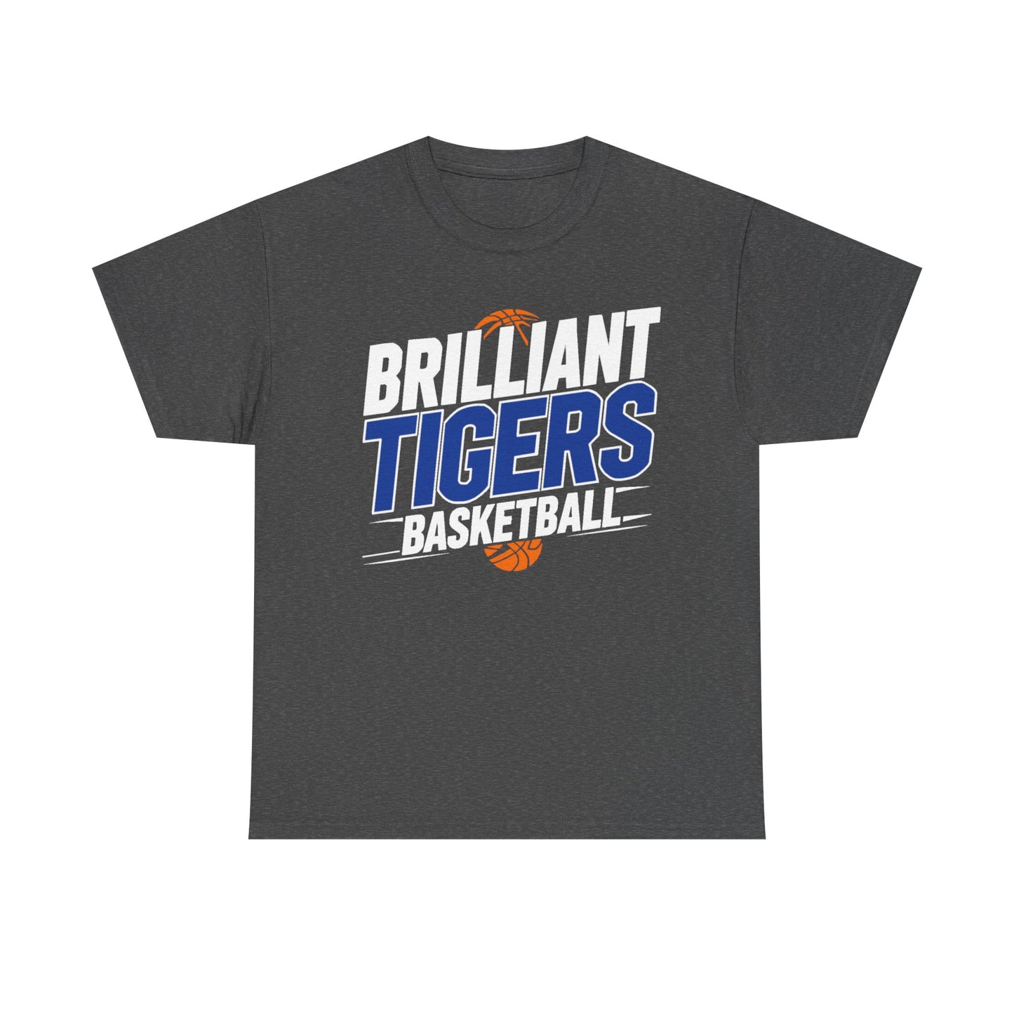 Adult Tee \ Brilliant Tigers Basketball \ BTBK1