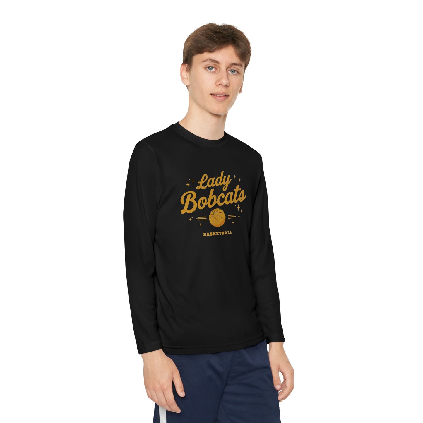 Youth Long Sleeve Tee \ Phil Campbell Bobcats Basketball \ PCBBKG2