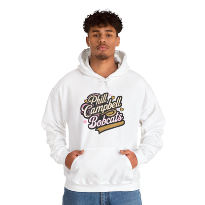 Adult Hoodie Sweatshirt \ Phill Campbell Bobcats \ PCBG1