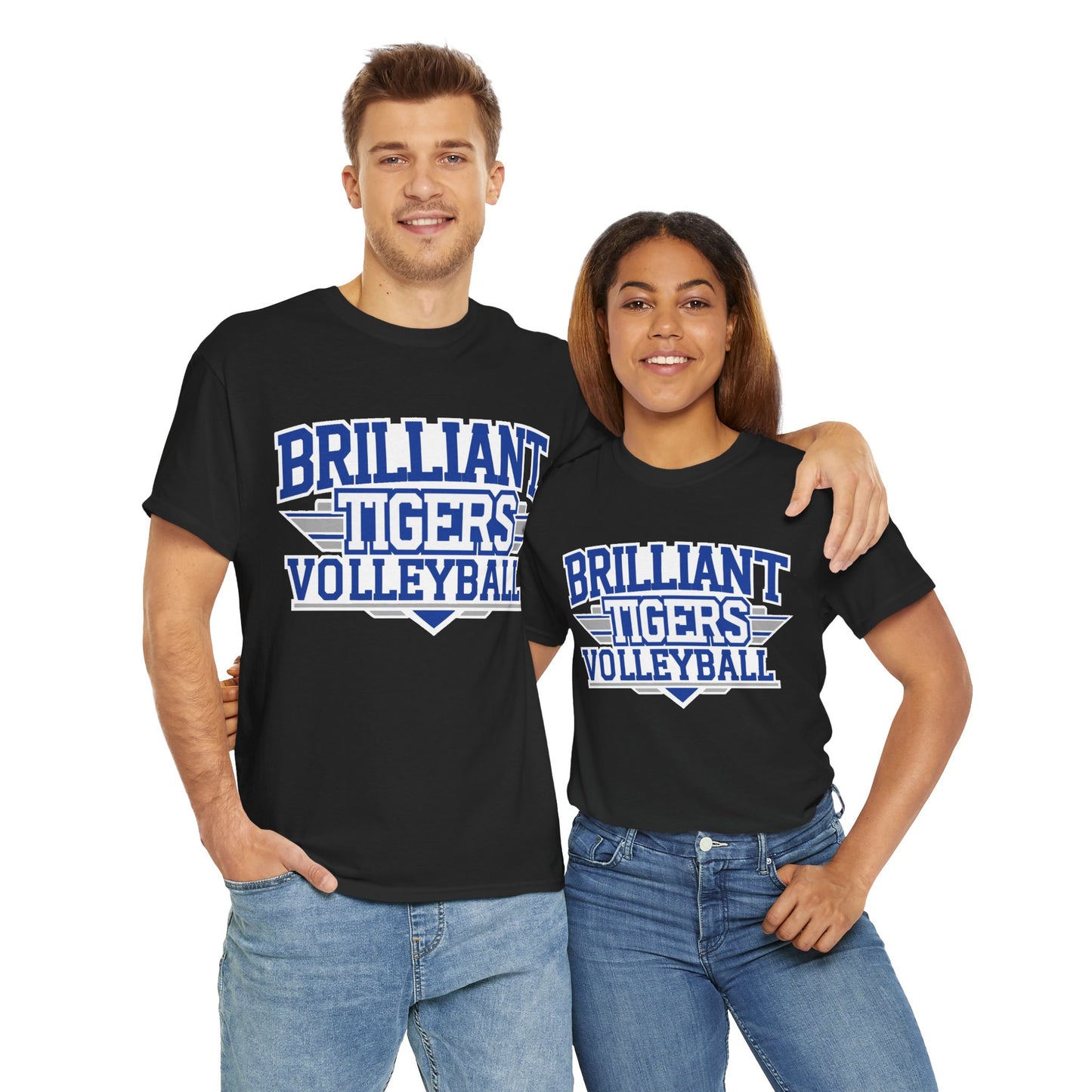 Adult Tee \ Brilliant Tigers Volleyball \ BTV2