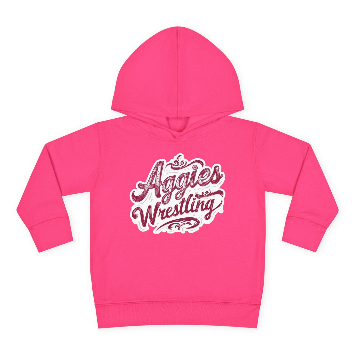 Toddler Hoodie Sweatshirt \ Hamilton Aggies Wrestling \ HAWG2