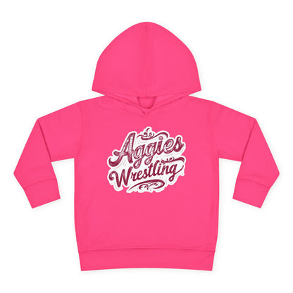 Toddler Hoodie Sweatshirt \ Hamilton Aggies Wrestling \ HAWG2