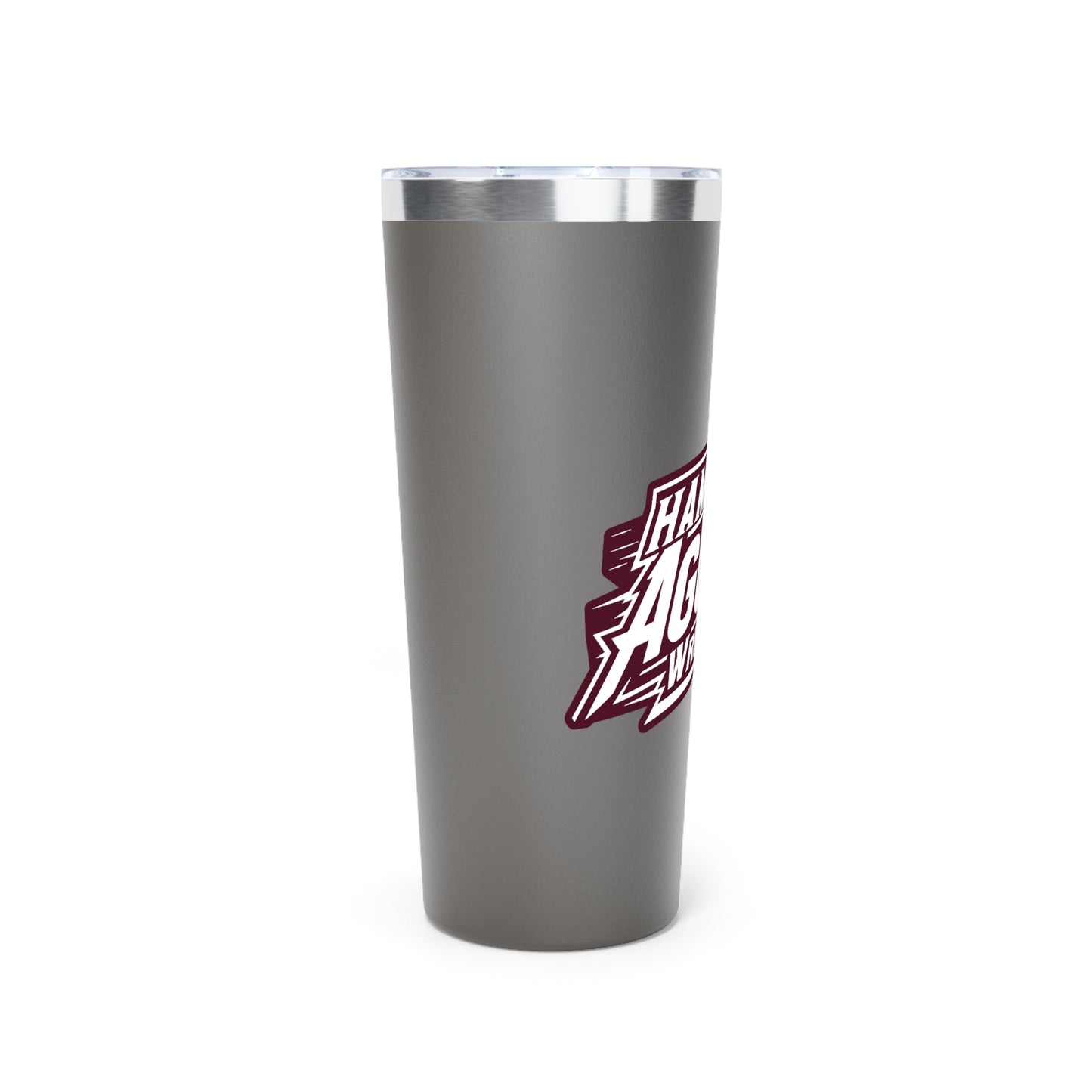 22oz Copper Insulated Tumbler \ Hamilton Aggies Wrestling \ HAW1
