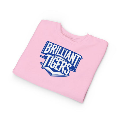 Toddler Crewneck Sweatshirt \ Brilliant Tigers \ BT2