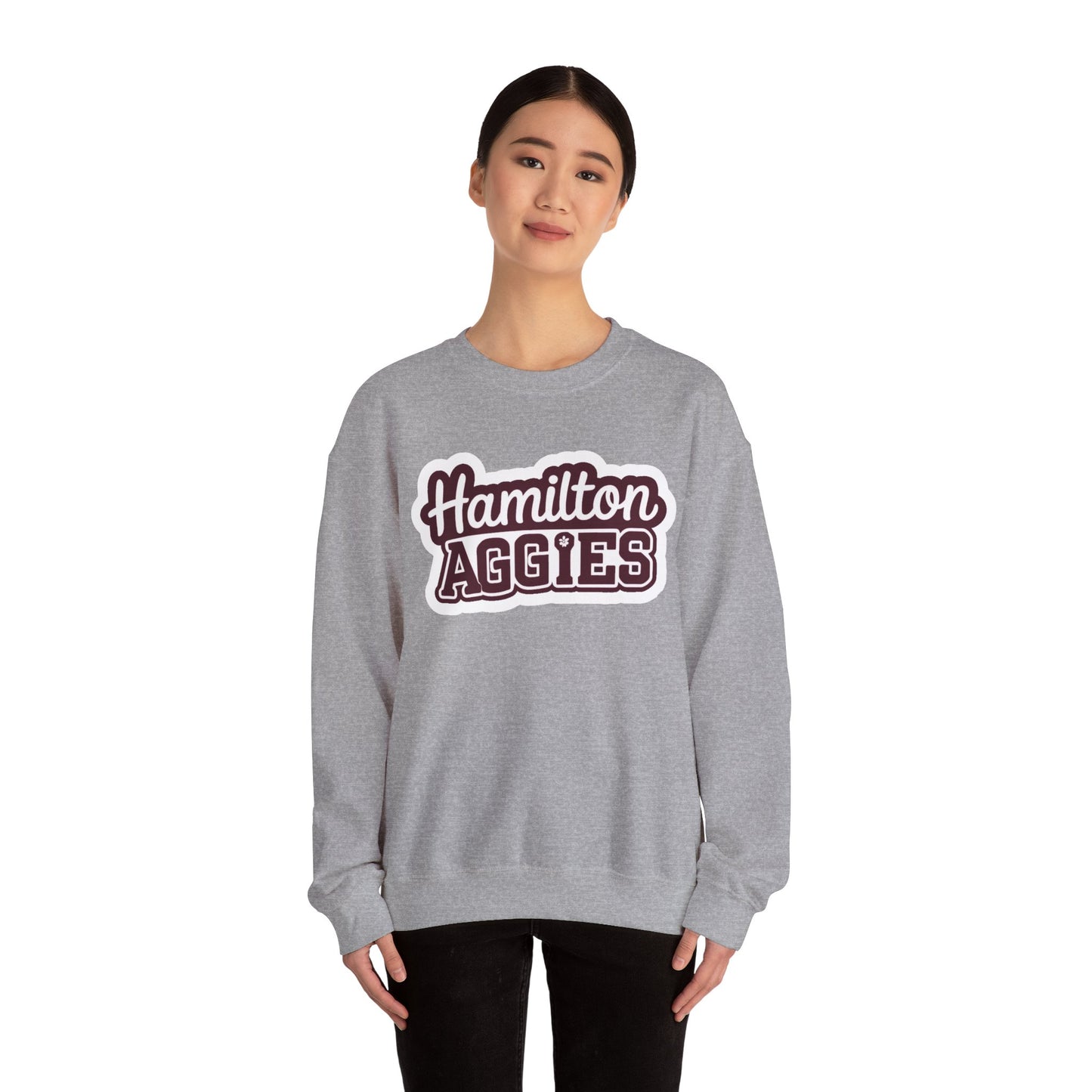 Adult Crewneck Sweatshirt \ Hamilton Aggies \ HAG2