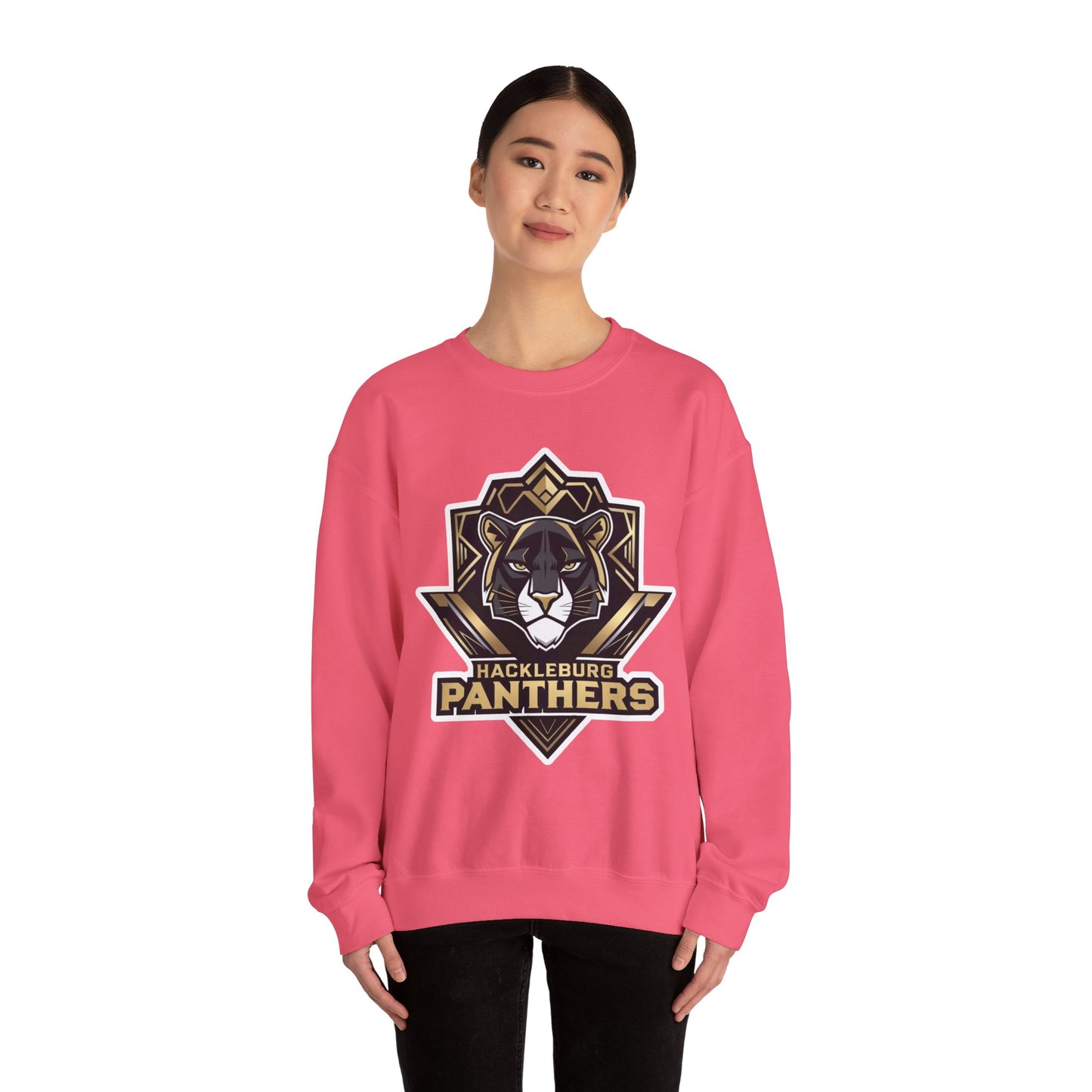 Adult Crewneck Sweatshirt \ Hackleburg Panthers \ HP1