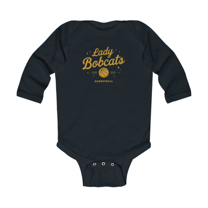 Long Sleeve Baby Bodysuit \ Phil Campbell Bobcats Basketball \ PCBBKG2