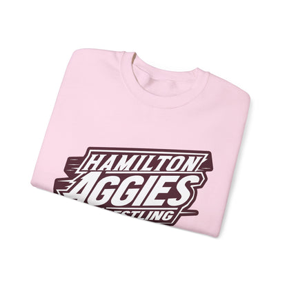 Adult Crewneck Sweatshirt \ Hamilton Aggies Wrestling \ HAW1