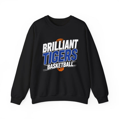 Adult Crewneck Sweatshirt \ Brilliant Tigers Basketball \ BTBK1