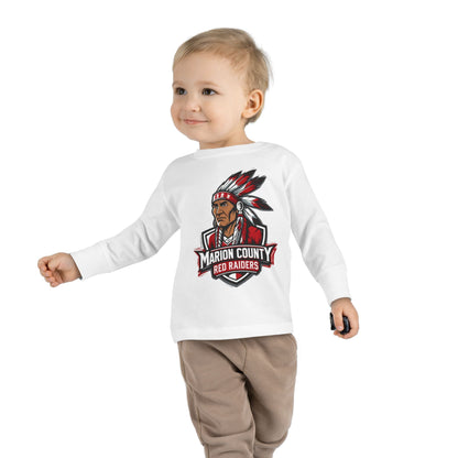 Toddler Long Sleeve Tee \ Marion County Red Raiders \ MC2