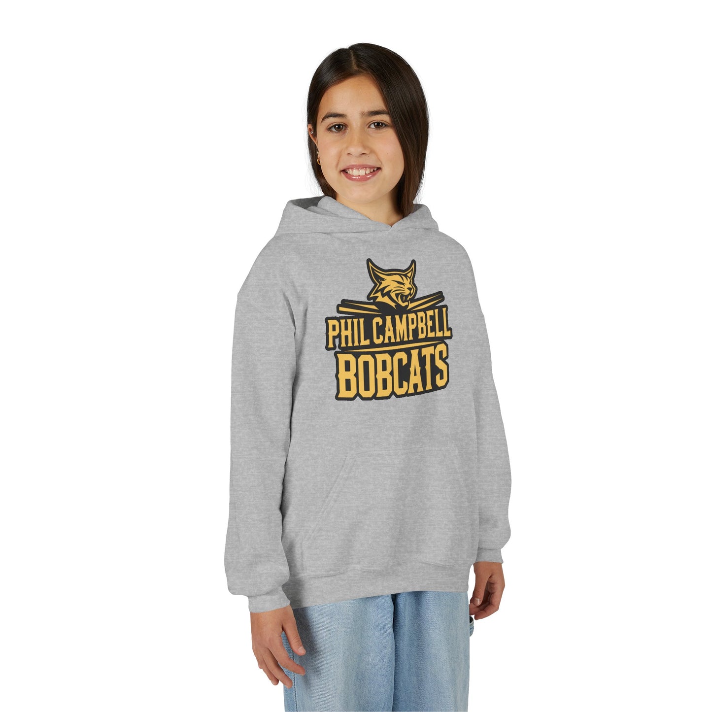 Youth Hoodie Sweatshirt \ Phil Campbell Bobcats \ PCB2