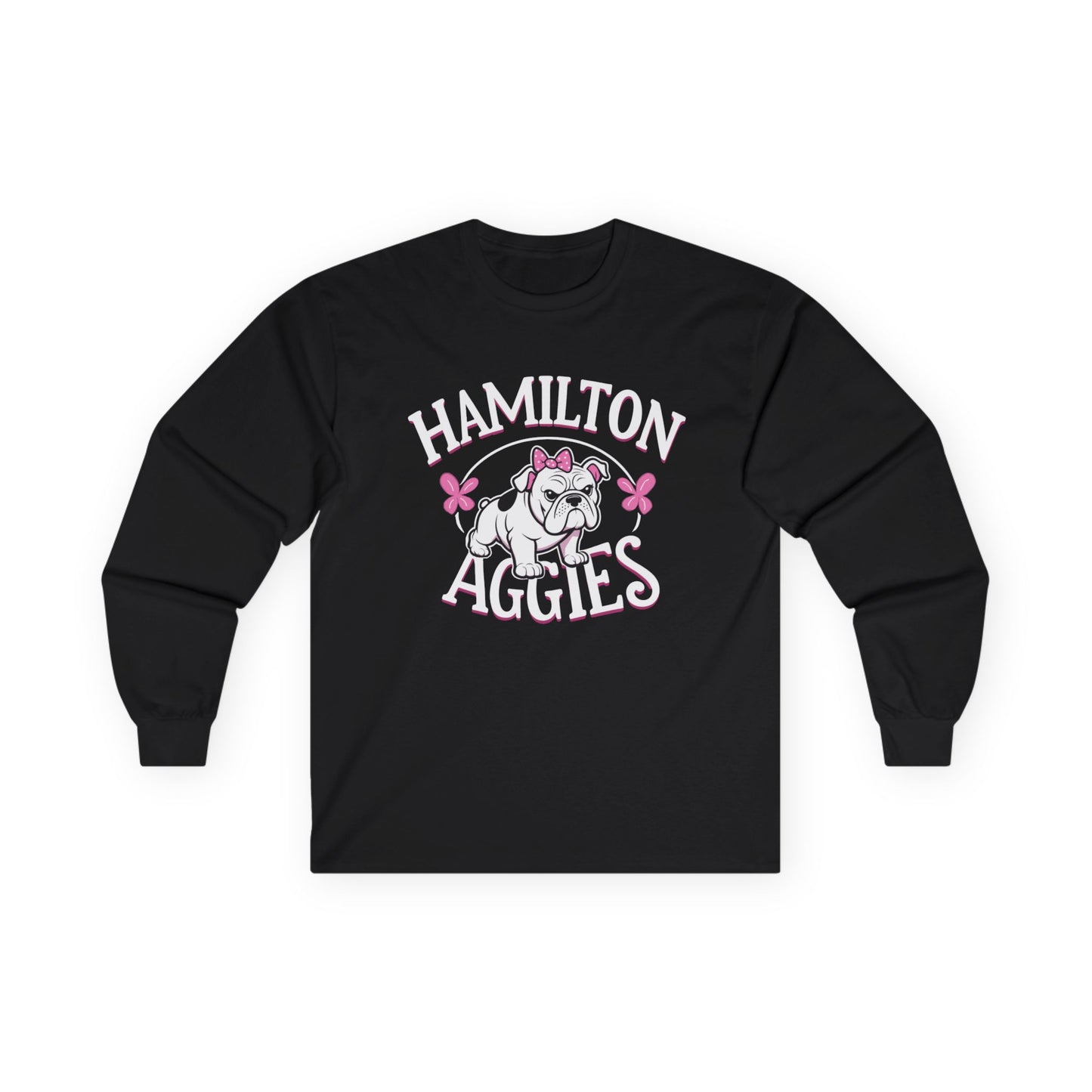 Adult Long Sleeve Tee \ Hamilton Aggies \ HAG4