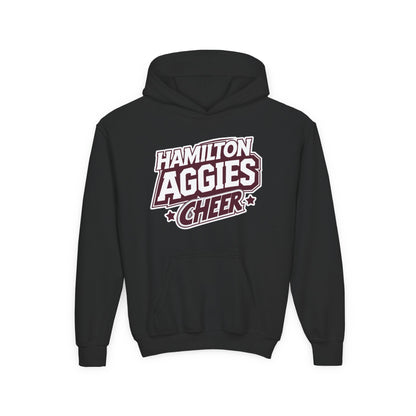 Youth Hoodie Sweatshirt \ Hamilton Aggies Cheer \ HAC1