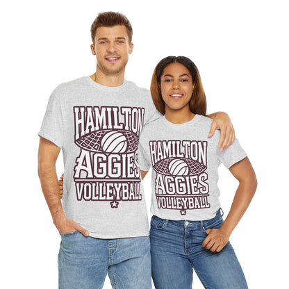 Adult Tee \ Hamilton Aggies Volleyball \ HAV2
