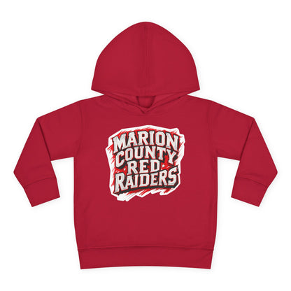 Toddler Hoodie Sweatshirt \ Marion County Red Raiders \ MC1