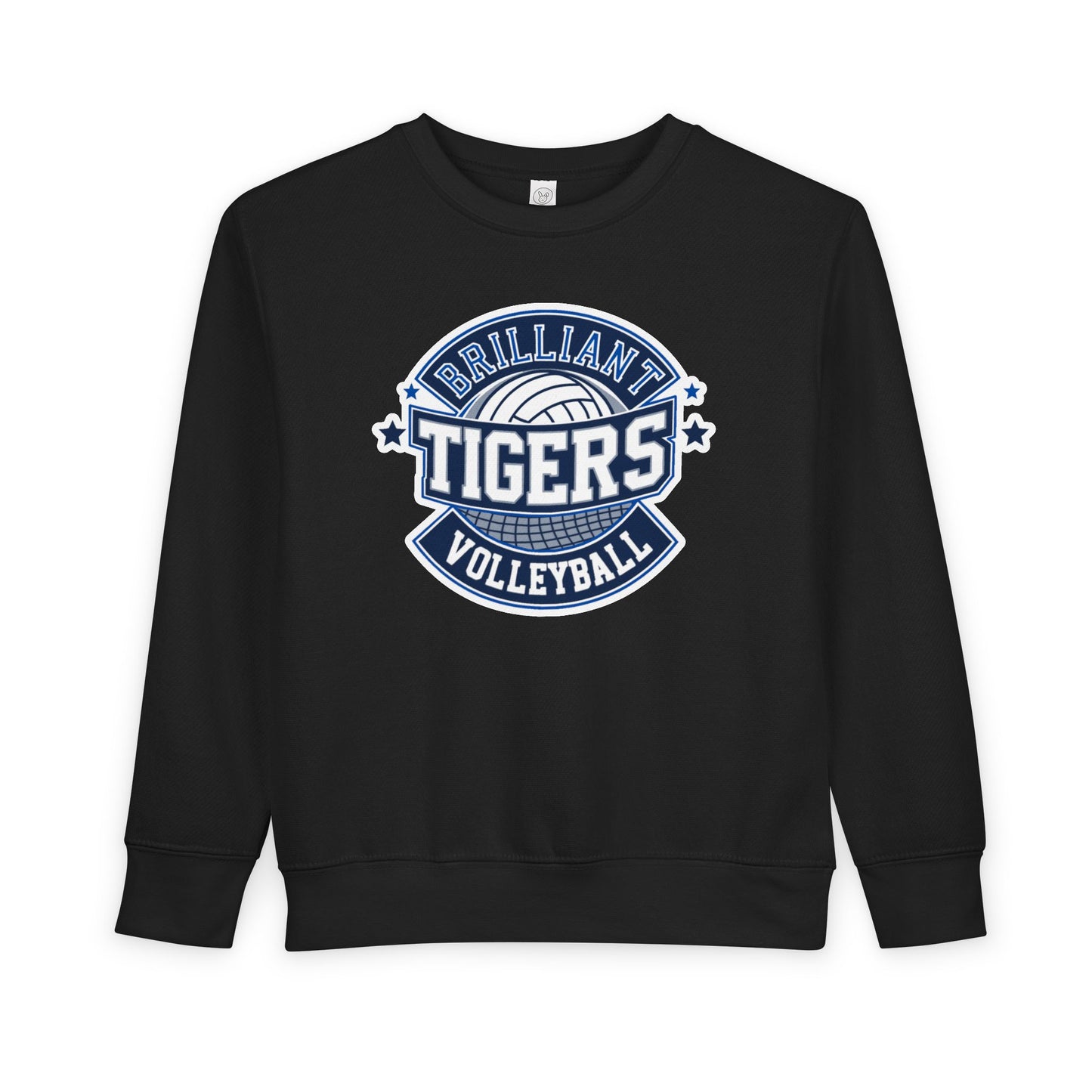 Toddler Hoodie Sweatshirt \ Brilliant Tigers Volleyball \ BTV1