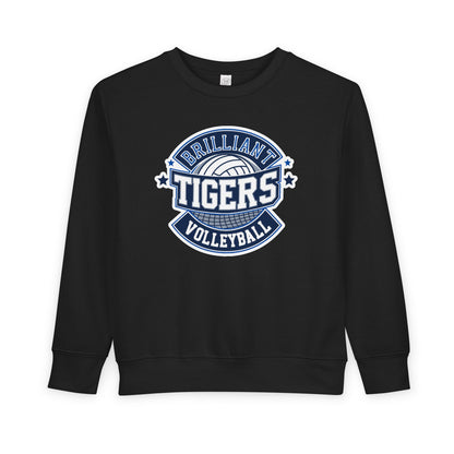 Toddler Hoodie Sweatshirt \ Brilliant Tigers Volleyball \ BTV1