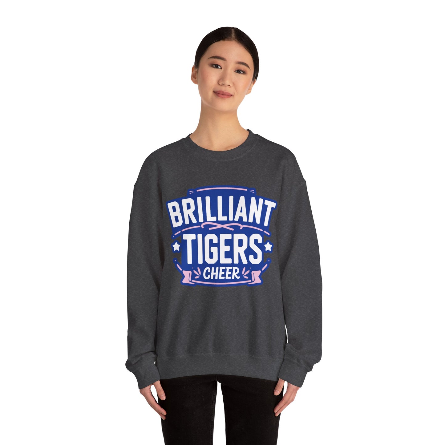 Adult Crewneck Sweatshirt \ Brilliant Tigers Cheer \ BTC2