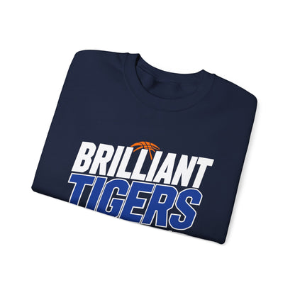 Adult Crewneck Sweatshirt \ Brilliant Tigers Basketball \ BTBK1