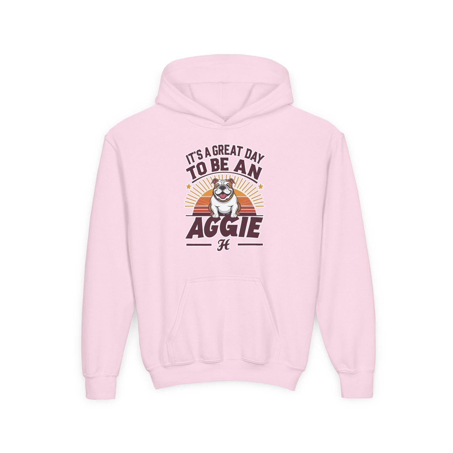 Youth Hoodie Sweatshirt \ It's a Great Day to be an Aggie! \ GDA2