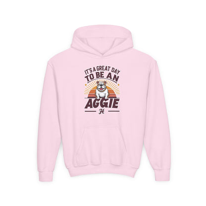 Youth Hoodie Sweatshirt \ It's a Great Day to be an Aggie! \ GDA2