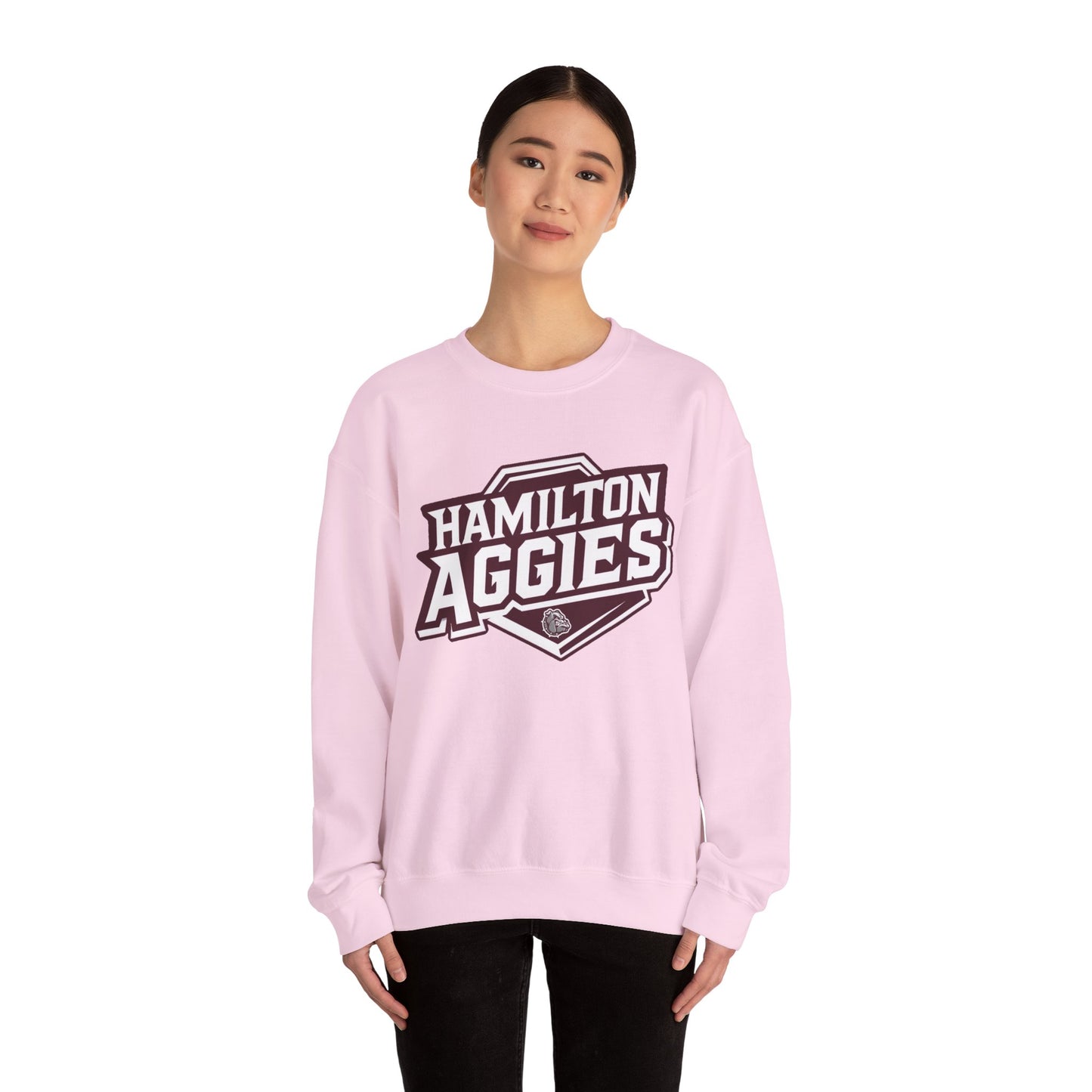 Adult Crewneck Sweatshirt \ Hamilton Aggies \ HA1
