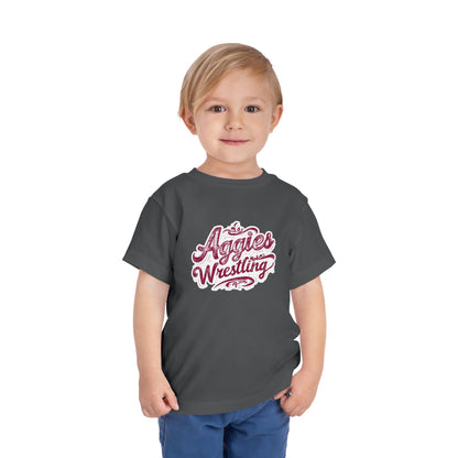 Toddler Tee \ Hamilton Aggies Wrestling \ HAWG2