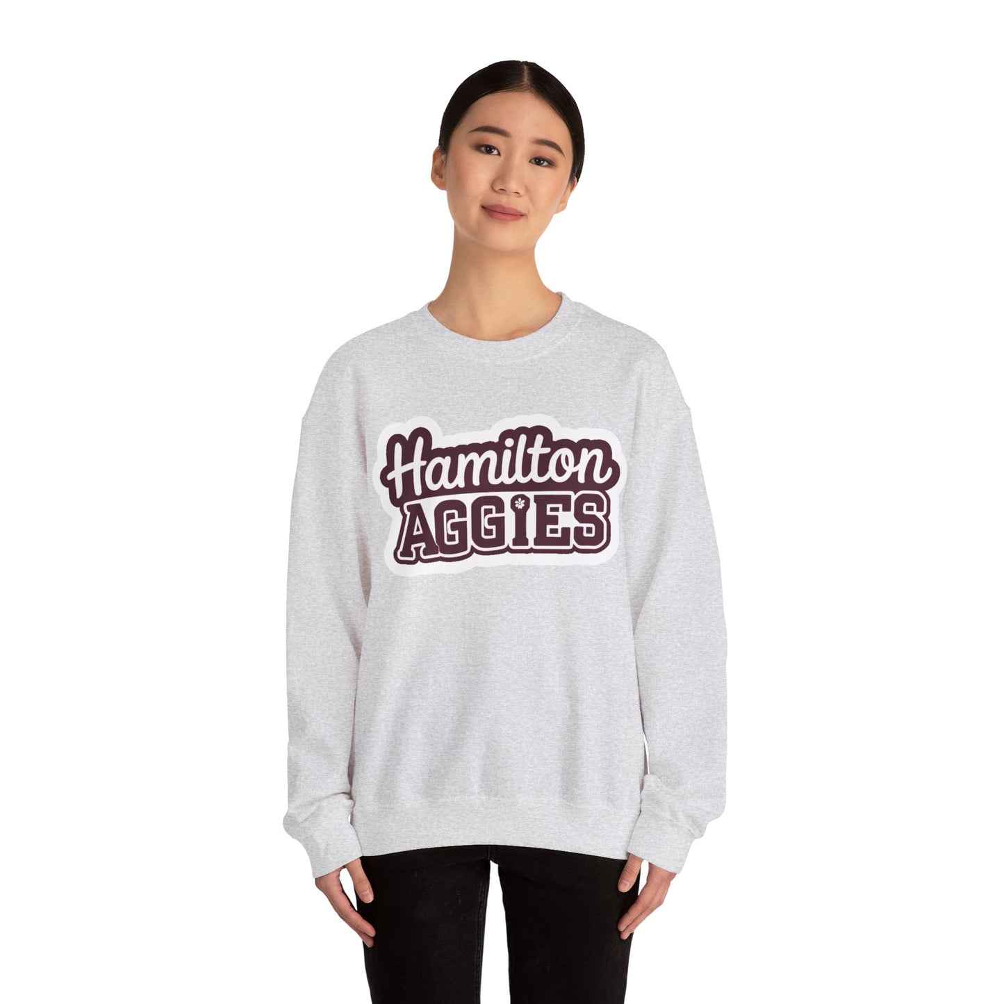 Adult Crewneck Sweatshirt \ Hamilton Aggies \ HAG2