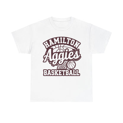 Adult Tee \ Hamilton Aggies Basketball \ HABKG1