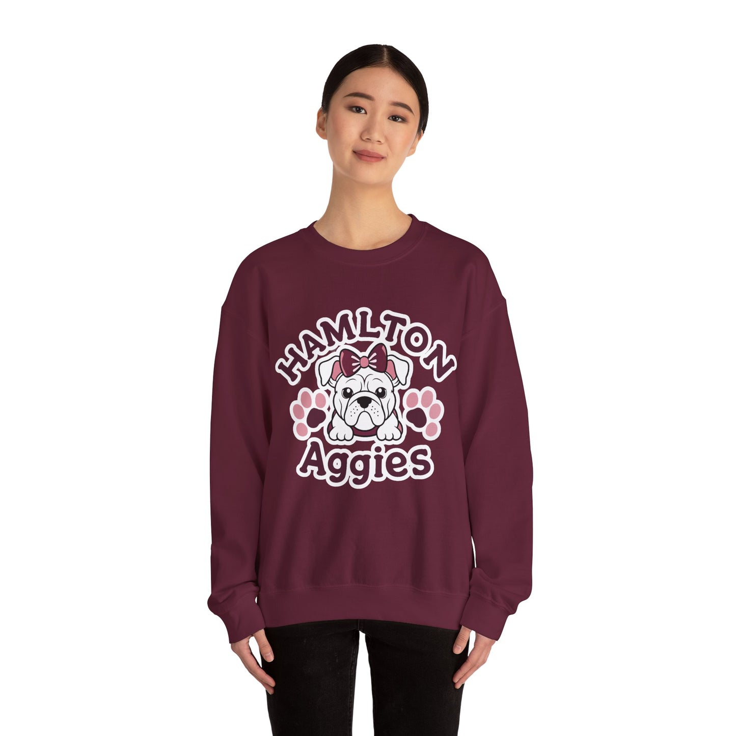 Adult Crewneck Sweatshirt \ Hamilton Aggies \ HAG3