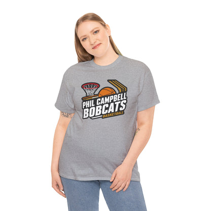 Adult Tee \ Phil Campbell Bobcats Basketball \ PCBBK1