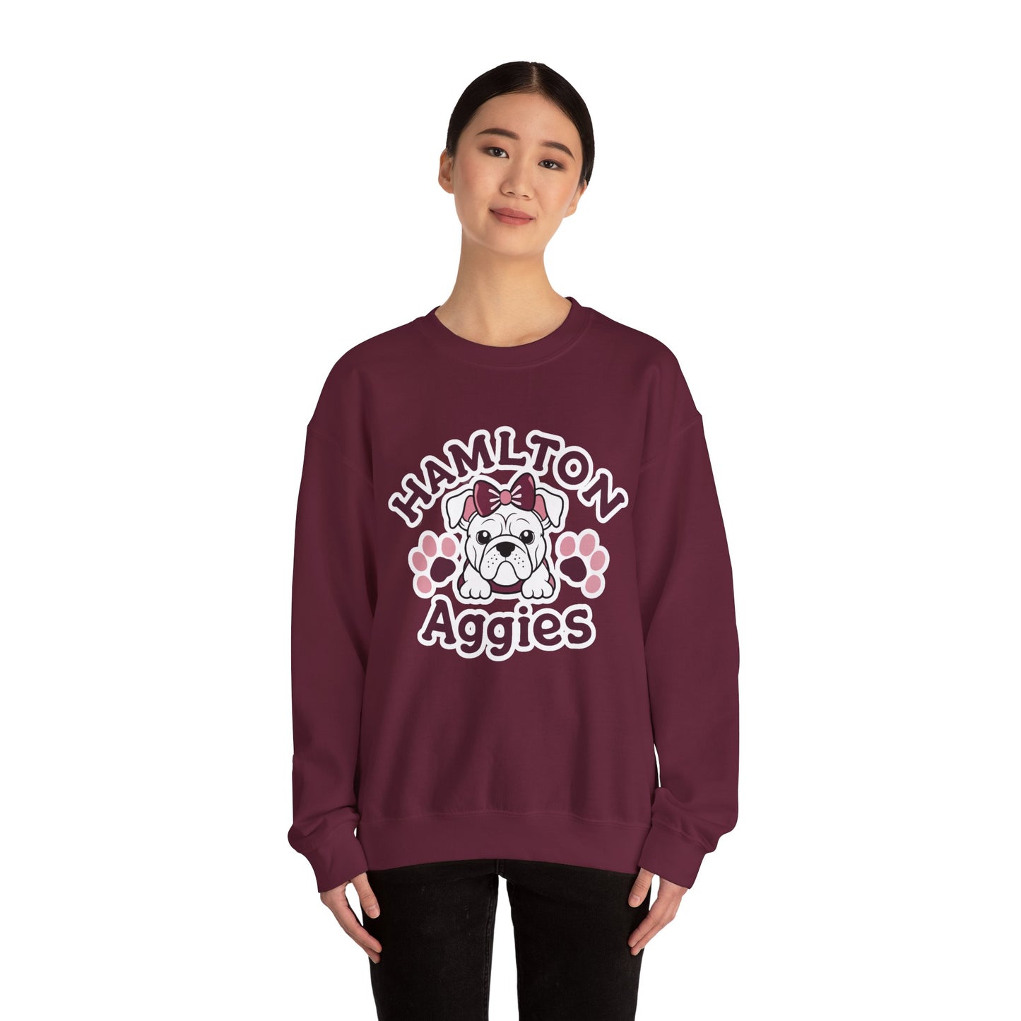 Adult Crewneck Sweatshirt \ Hamilton Aggies \ HAG3