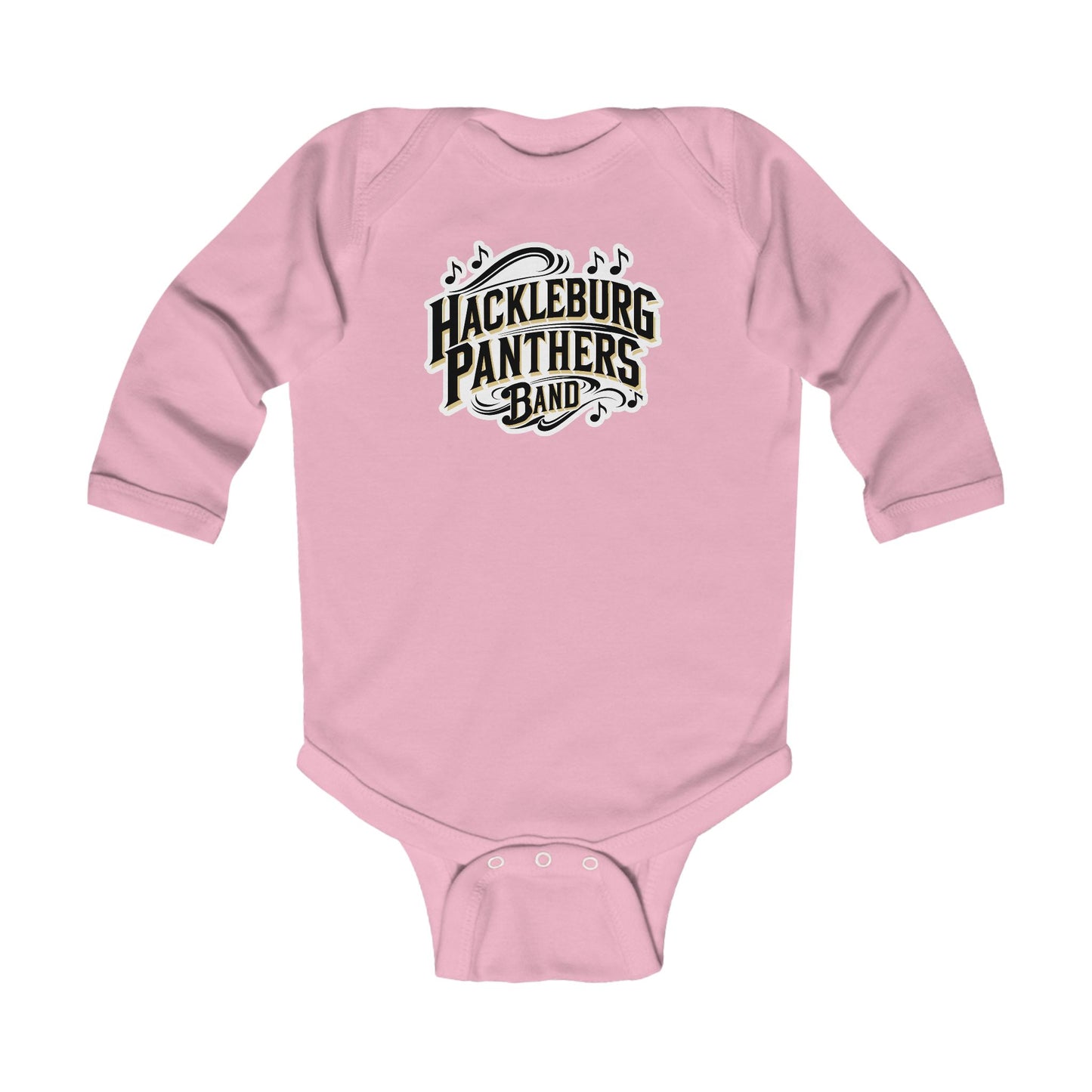 Long Sleeve Baby Bodysuit \ Hackleburg Panthers Band \ HPB1