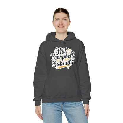 Adult Hoodie Sweatshirt \ Phil Campbell Bobcats \ PCBG2